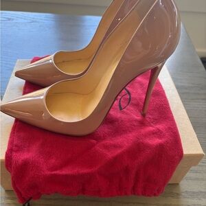 Christian Louboutin Nude Stiletto Heels